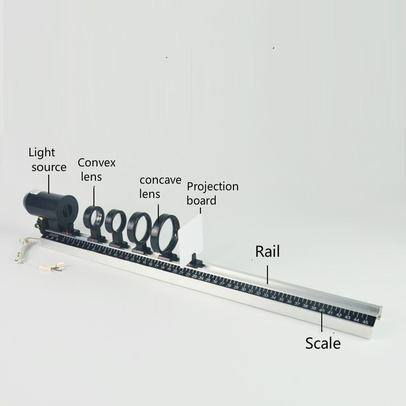 Full Set Optical Bench with Camera Track Physics Optical Convex Lens Imaging Physics Experimental Apparatus