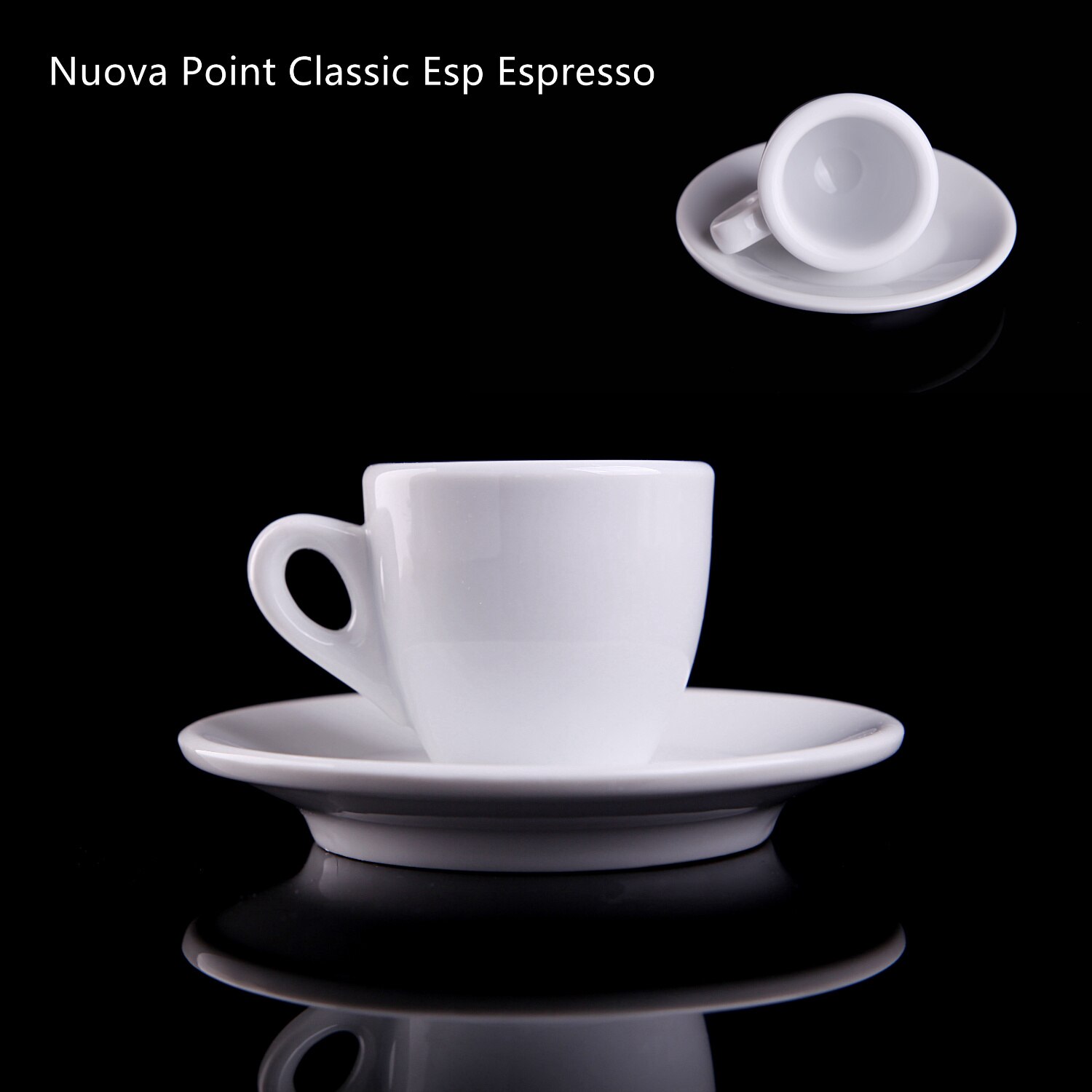 Italy Classic Ceramic Coffee Cups Saucer SetEspresso Mugs Thickened Coffee Shop Hotel Small Porcelain Drinkware
