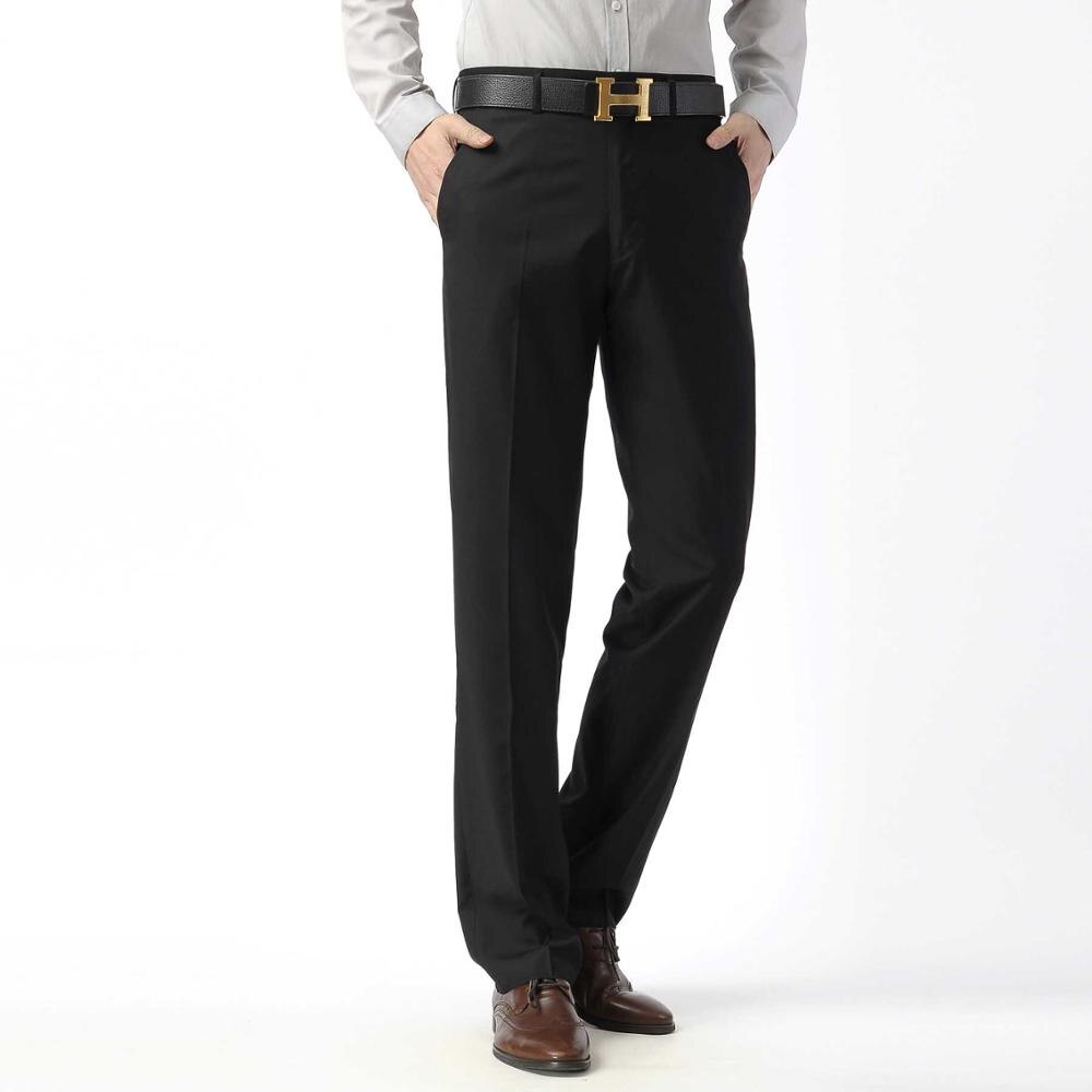 Costume pour homme, pantalon Non repassable pour père, pantalon droit, de , adapté aux affaires, , automne et hiver décontracté: 38