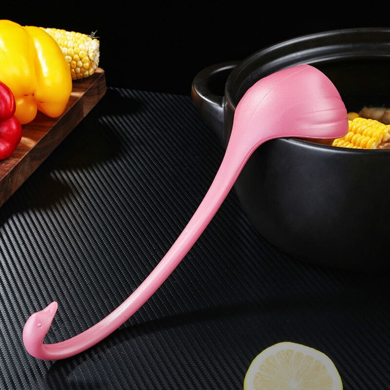Zwaan Pollepel Lepels Met Lade Zwaan Vormige Pollepel Speciale Swan Lepels Nuttig Keuken Koken Tool Plastic Pollepel Thuis Tafel Decor