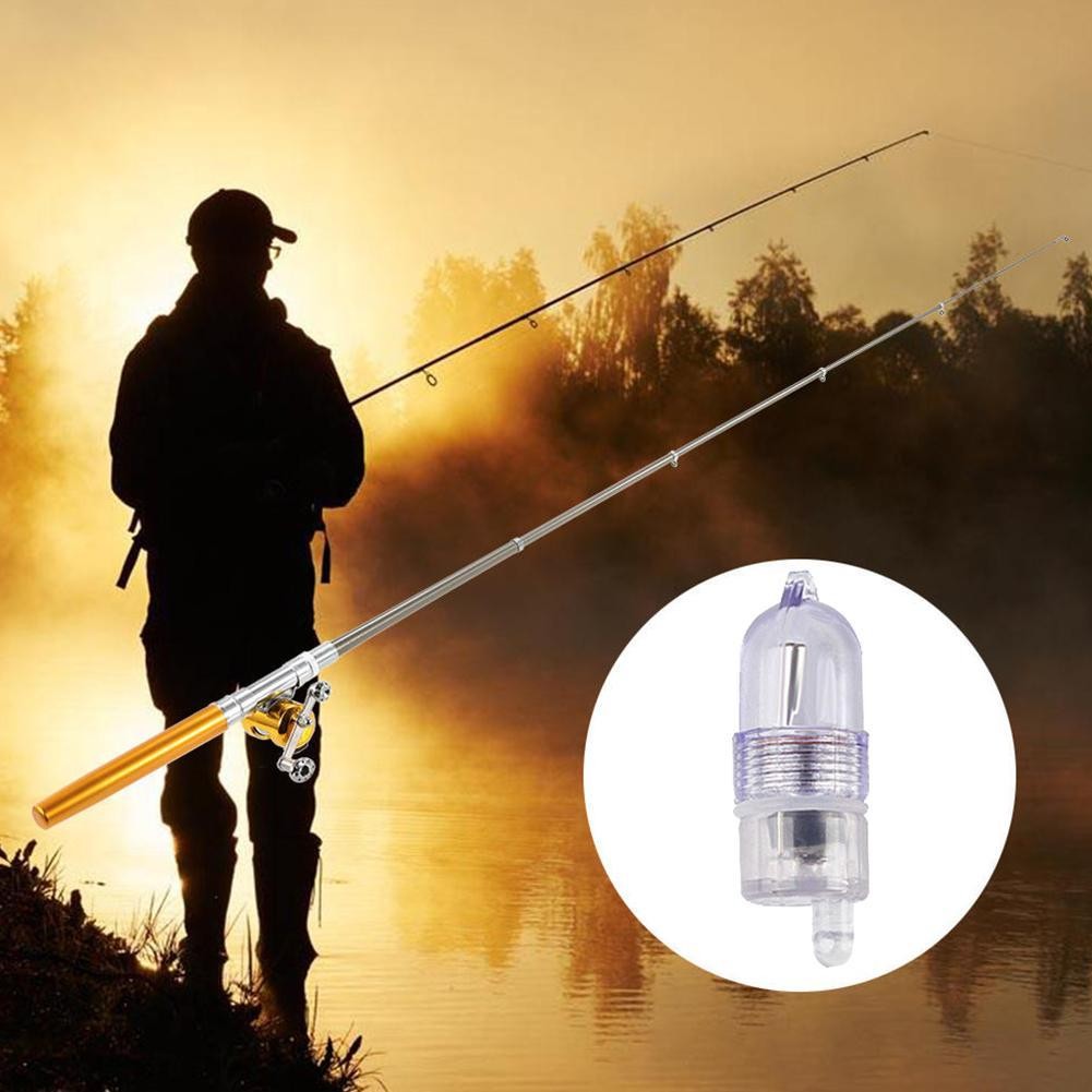 Fiskestang Tip LED Lys - Bid Alarm Klokke - Nat Bide Ring - Karpe Fiskeredskab