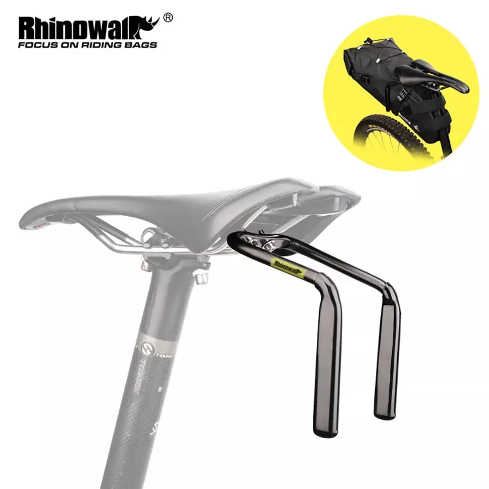 Rhinowalk Bike Zadel Stabilisator Beugel Met Rubber Pads Mtb Bike Ondersteuning Bracket Rear Rack Bag Bagage Rack Fiets Accessoires