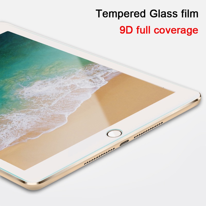 9D Screen Protector Voor Ipad Pro 11 10.5 Gehard Glas Film Voor Ipad 10.2 9.7 Air 1 2 3 Mini 4 5 Volledige Cover