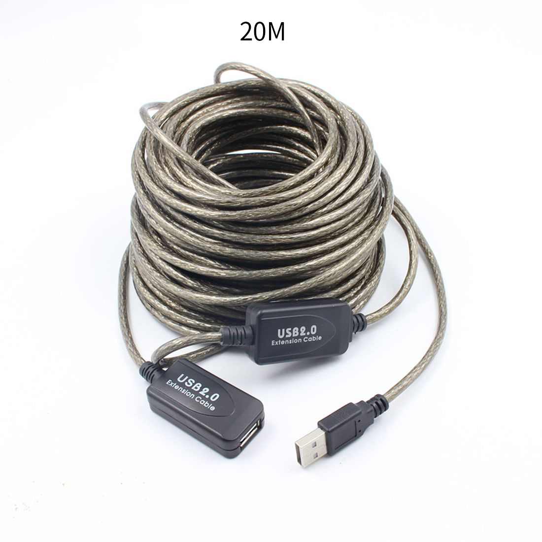 5M 10M 20M USB 2.0 Verlängerungskabel USB Verlängerung Stecker auf Buchse aktiv Verstärker USB-Anschluss Kabel Draht Verlängerungskabel USB-Adapter