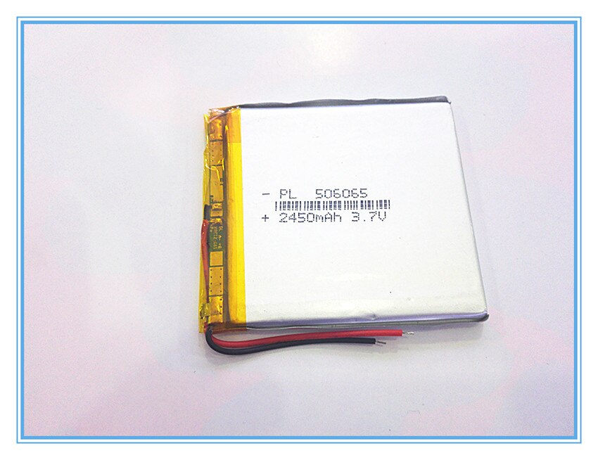 Tablet batterij 3.7 V lithium polymeer batterij 506065 niet een MP5 GPS mobiele power tablet 2450 mah