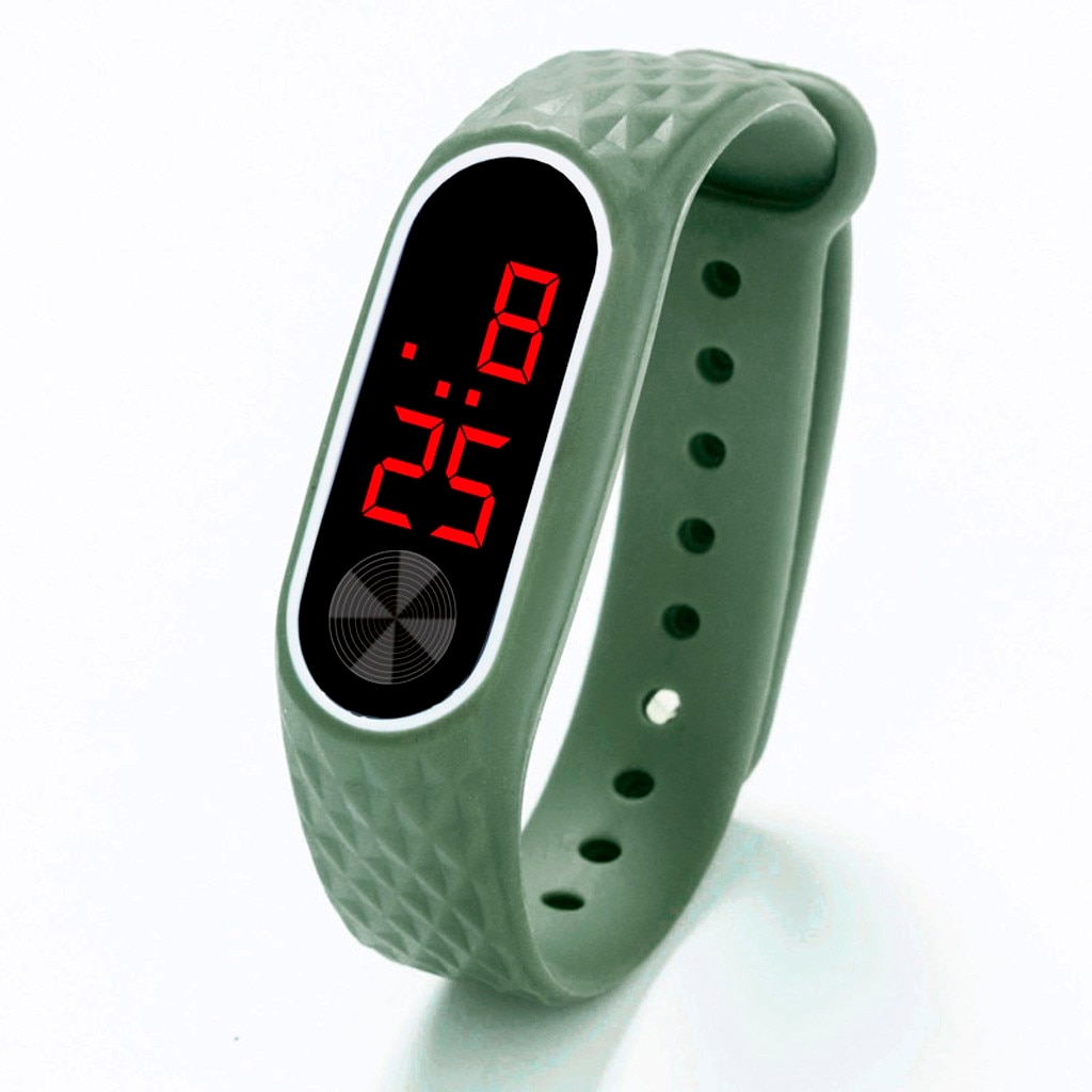 Digitale Led Sport Horloge Unisex Siliconen Band Horloges Mannen Vrouwen Vrouwelijke Armband Horloge Uur Relogio Masculino #/20: C
