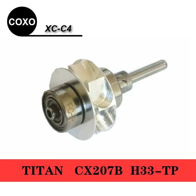 Top Grade COXO Dental Handpiece Ceramic Rotor COXO CX207A CX207B High Speed Air Turbine Cartridge Rotor Standard Spare Parts: Silver