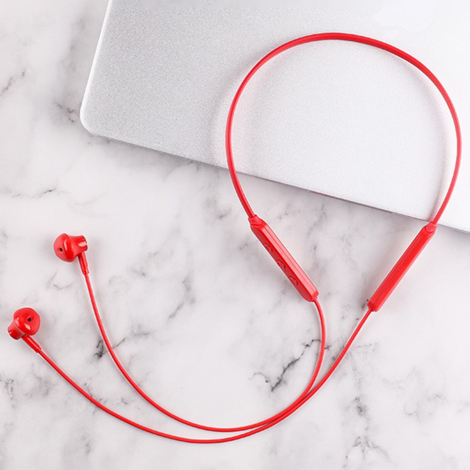 B12/14/15 Draadloze Bluetooth 5.0 Sport Headset Hals Semi-In-Ear Oordopjes Licht Nekband Met Actieve noise Cancelling Microfoon