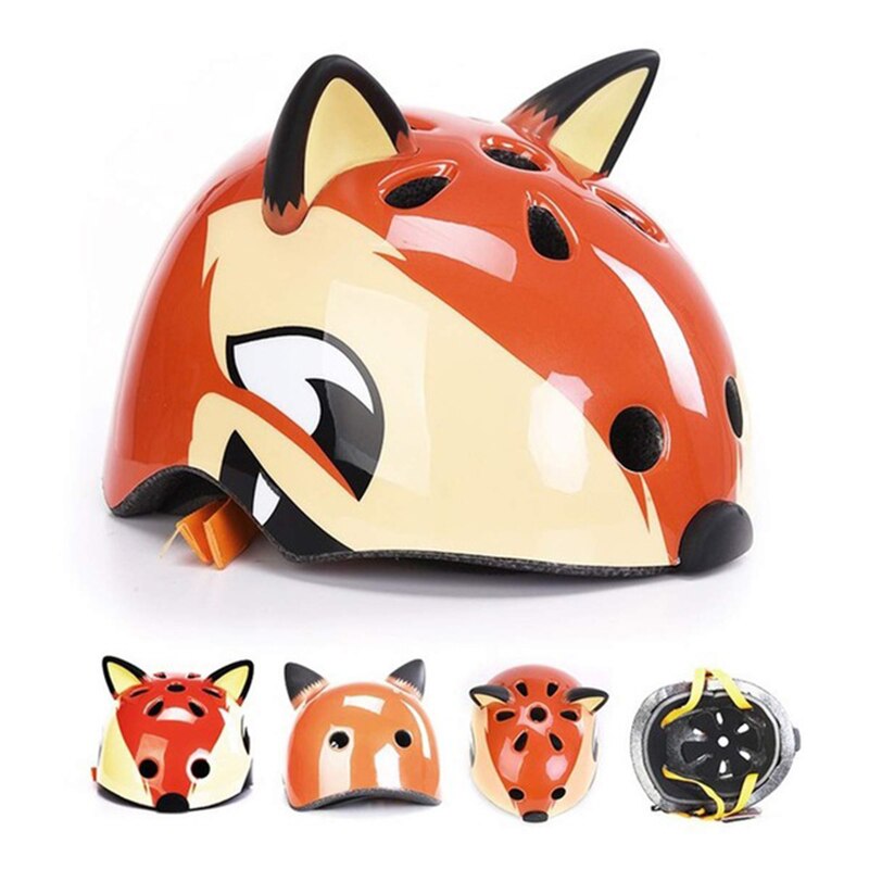 Mountain Kids Cartoon Safety Bicycle Helmet Cycling Skateboard Hiking Helmet HDF