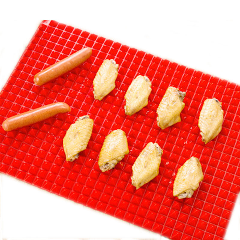 Chicken Mats High Temperature Microwave Oven Grilled Pyramid Shape Silicone Baking Pad Fluffy Pasta