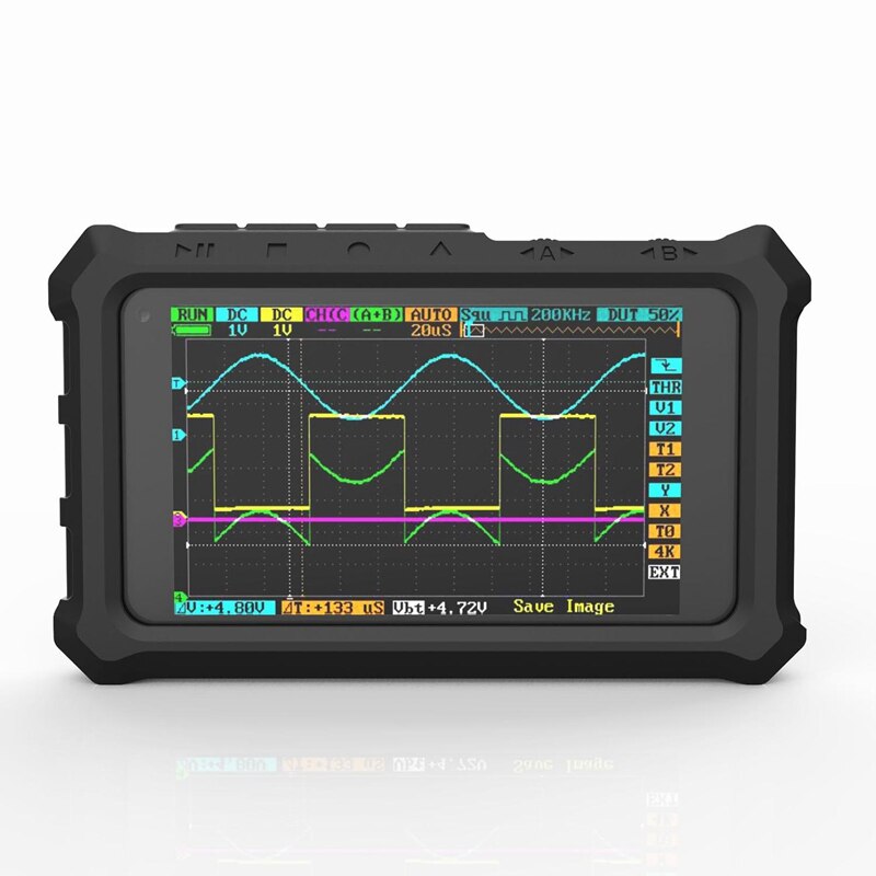 Gummi Schutzhülle Für Ds213 Dso213 Ds203 Dso230 Oszilloskop: Schwarz