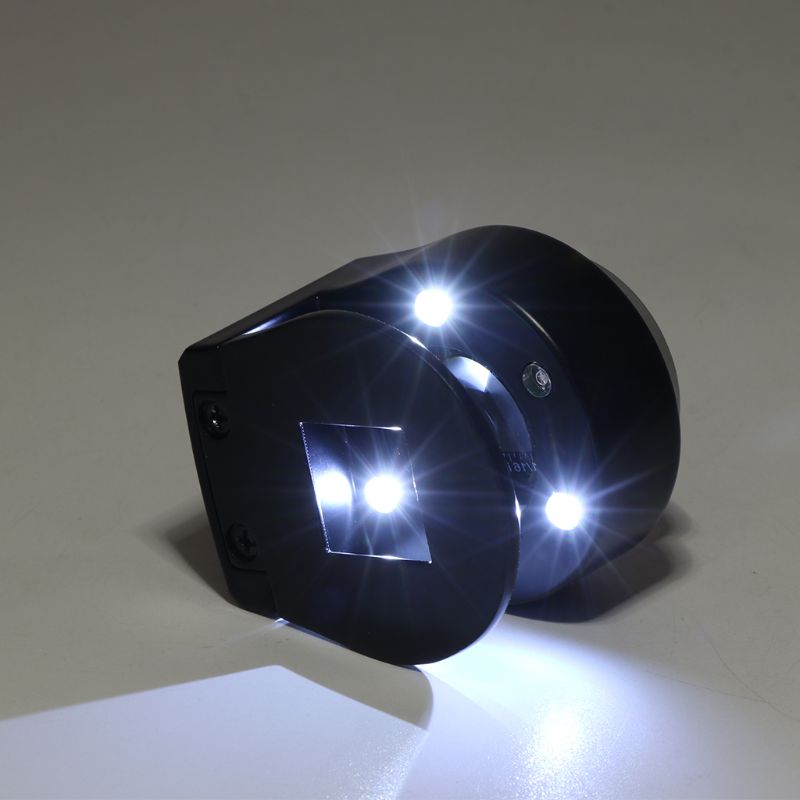 30X lupa portátil con escala LED lámpara falsificada con lámpara púrpura luz caligrafía joya impresión identificación M