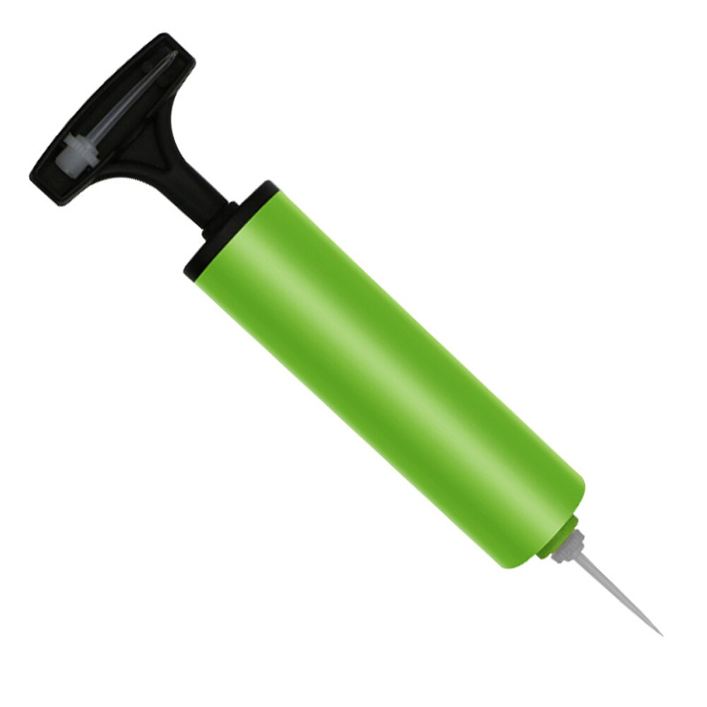 Zwart Pomp Opblazen Naald Draagbare Fiets Voetbal Luchtpomp Zwemmen Ring Strand Bal Opblaasbare Basketbal Pomp Opblazen Naald: Green