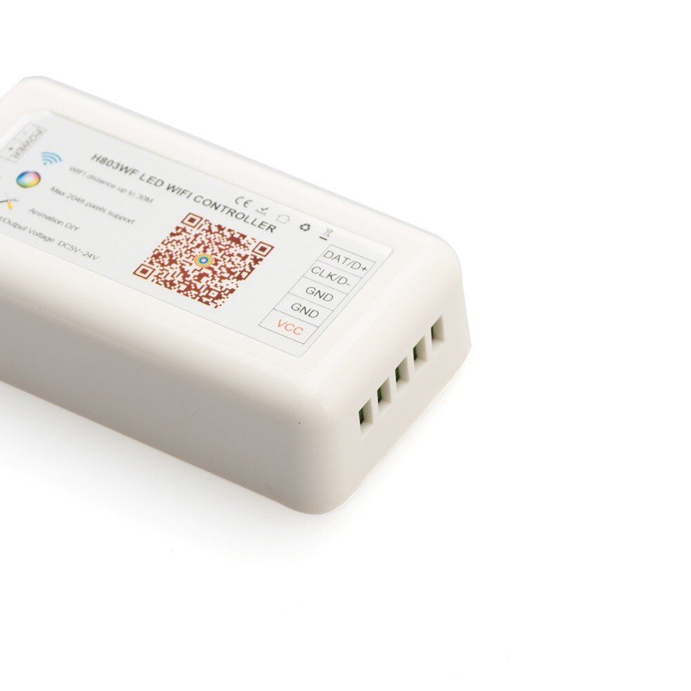 H803 WIFI LED WIFI Controller Full DIY Drive Max 2048 Pixels Support Dozens of Chips Support ArtNet Remote Control DC5-24V