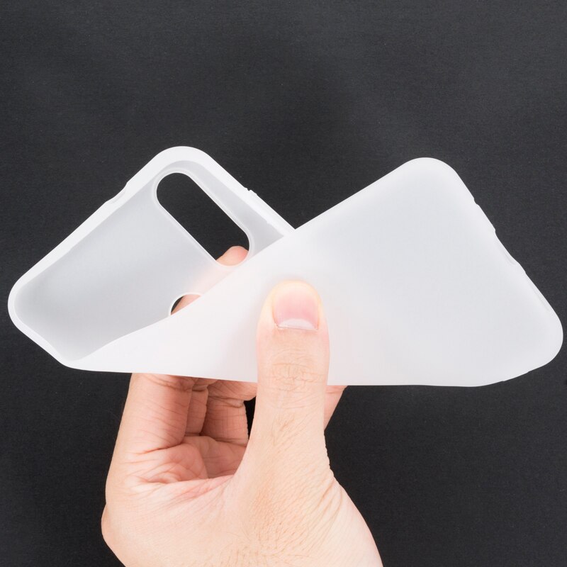 Houtnerf PU Lederen Telefoon Case Voor Oukitel C17 Pro Flip Case Voor Oukitel C17 Business Wallet Case Zachte Siliconen back Cover: For Oukitel C17 Pro / White Soft Silicone