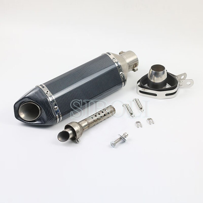 Universal 38-51MM Motorcycle Exhaust Ak Modified Scooter Sand Pit Dirt ATV Modified For Motorbike Exhaust
