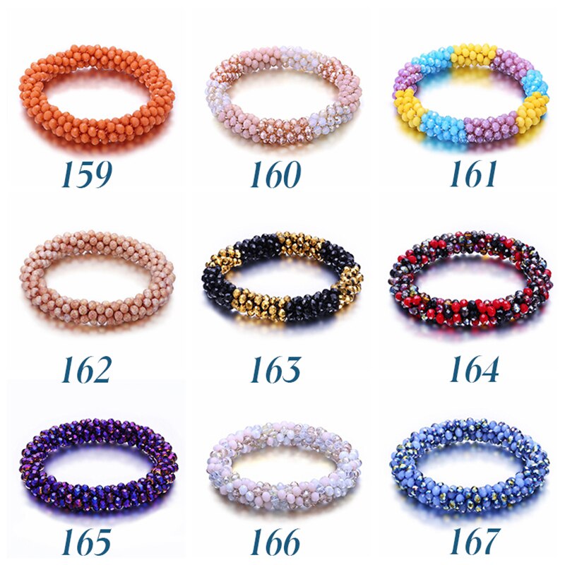 Multicolor Handgemaakte Gehaakte Glas Seed Bead Nepal Boho Armband
