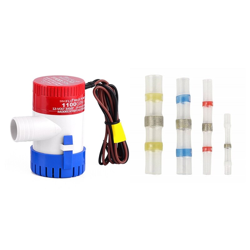 Automatische Bilgepomp 12V – 1100 GPH, PVC/koper, Met Vlotterschakelaar, Voor Boot, Jacht, Vijver En Zwembad