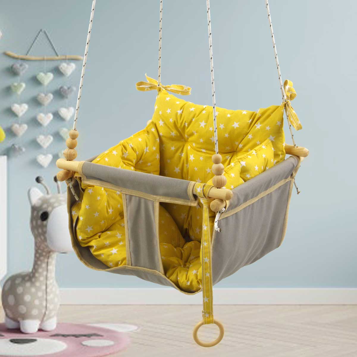 Baby Swing Spelen Activiteit Kinderen Hangmat Plezier Opknoping Jongens Meisjes Baby &#39;S Kinderen Veilig Speelgoed Schommelstoel Canvas Seat Modellen