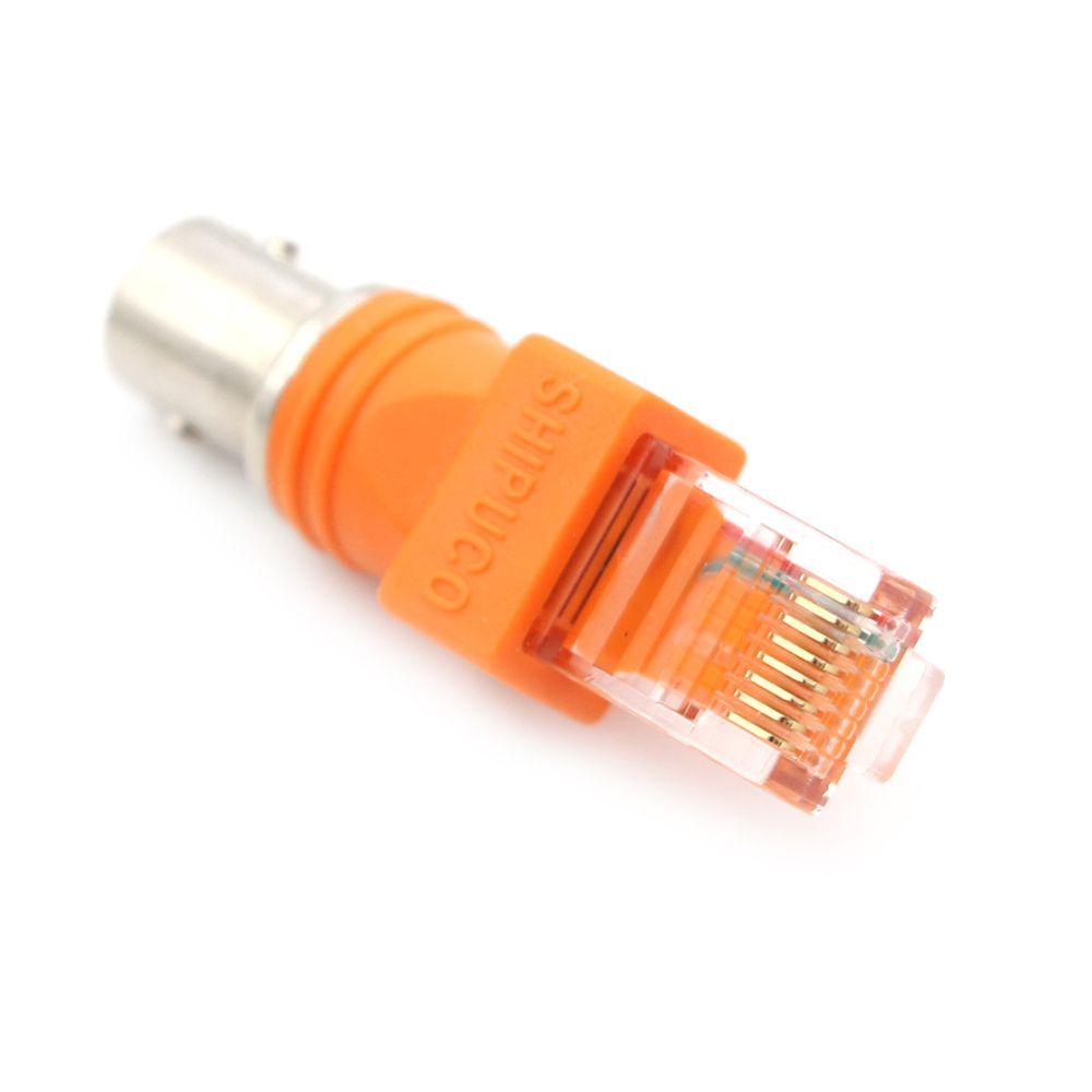 Accessories 1Pc Cable Connector Barrel Coupler Computer Cables Coaxial Connectors BNC Female To RJ45 Male Adapter RJ45 To RF