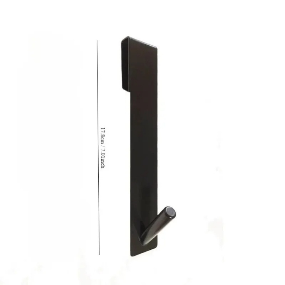 Roestvrij staal boven glazen deur douchedeur achterdouche handdoekenrek S-vorm afneembare badkamer badjas hanger houder haken ﻿: green