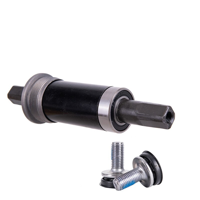 ZENCIX Trapas fiets trapas BC-73 68mm BC1.37x24T 103 107 110.5 113 115 118 120 121.5 122.5 124.5 126 127,5 mm mountainbike as vierkante conische trapas (kleur: L-R 124.5 mm