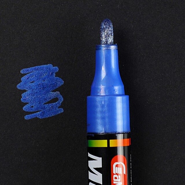 1Pcs Water-based Paint Metal Marker Pens Sharpie 3.0mm Gold Silver Ceramic Rock Glass Porcelain Mug Wood Fabric Canvas Painting: 15