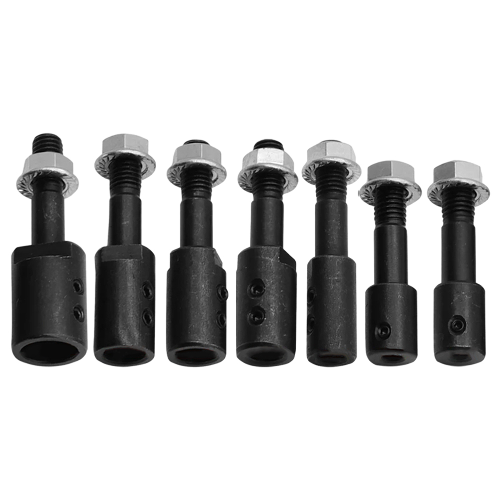 1 sæt spindeladapter til slibning, polering, 5-16mm- akslet motor, bænksliber, slibeskive, forbindelsesaksel, spindeladapter