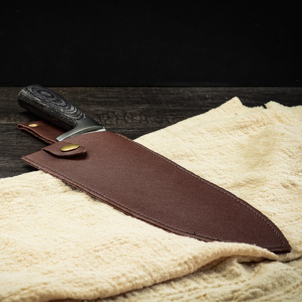 MYVI nóż szefa kuchni płaszcza PU skórzane noże straż Obudowa ochronne ostrze noża obejmuje narzędzie robić gotowania dla 6.5 7.5 8 cal nóż