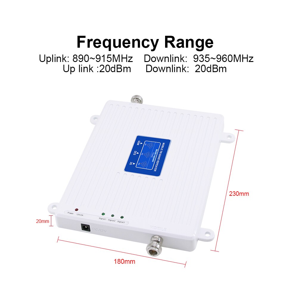 TriBand 850 900 1800 2100 2600MHz zellular Verstärker 2G 3G 4G Verstärker GSM Signal Booster telefon Signal Verstärker Für Brasilien