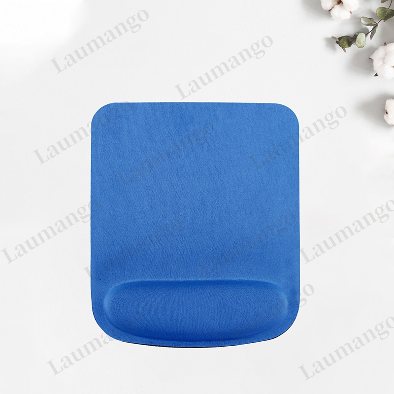 Orange Mouse Pad With Wrist Rest Mice Pad Laptop Notebook Mause Thicken Computer Office Mousepad Gaming Keyboard Soft Desk Pads: blue / 2piece