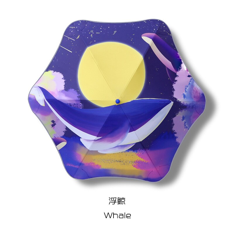 Cute Cartoon Children Umbrella with Night Reflective Strips Long-handle Kids Umbrella for School: Style 1