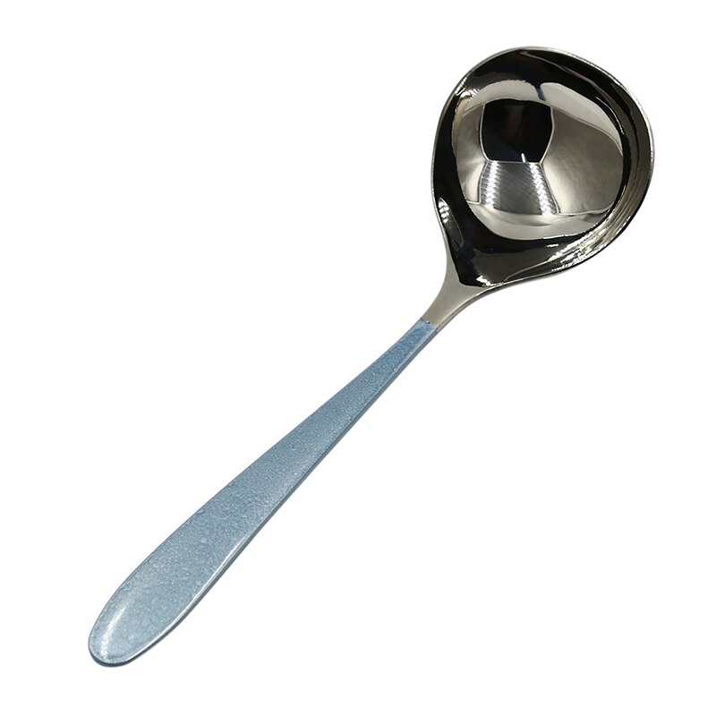Cucharón de mango largo de acero inoxidable grueso, 1 Uds., cucharón grande, útil para cocina, utensilio, cuchara para sopa