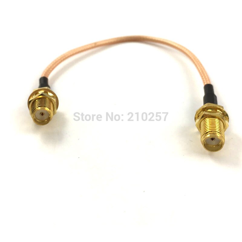 SMA Female JACK to Sma Female pigtail cable antenna cable adapter assembly 15cm cable