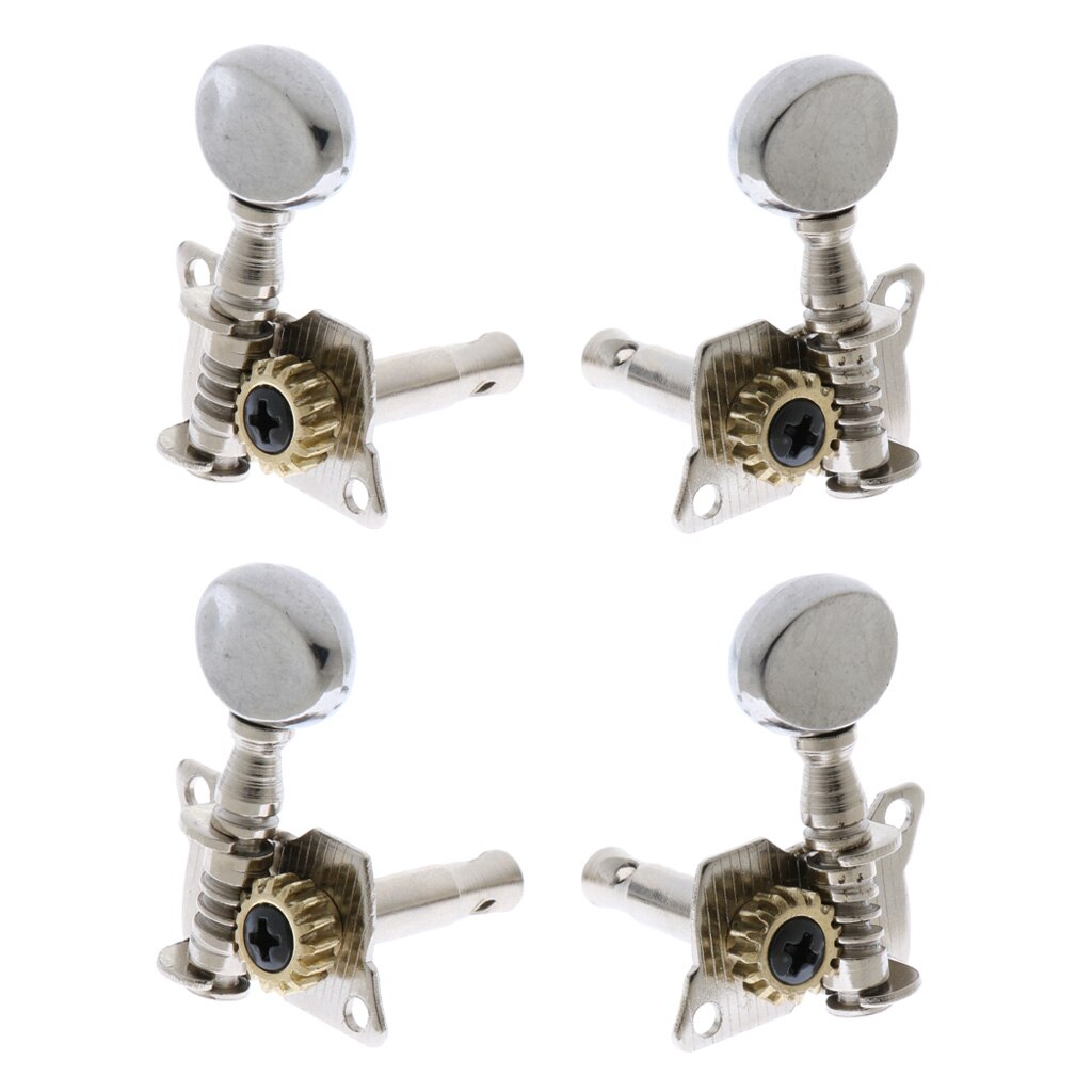 4 Pieces Tuning Peg Tuners Machine Heads for Ukulele Hawaii Guitar Accessory DIY
