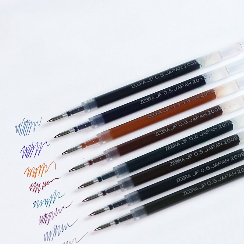 5/10Pcs Zebra Begrenzte Retro Farbe JF-0,5 Gel Refill Geeignet für JJ15 Student Prüfung Multicolor Student liefert