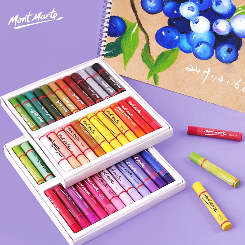 Óleo pastel artista estudante graffiti macio pastel pintura desenho caneta material de arte papelaria escolar lavável macio crayon conjunto