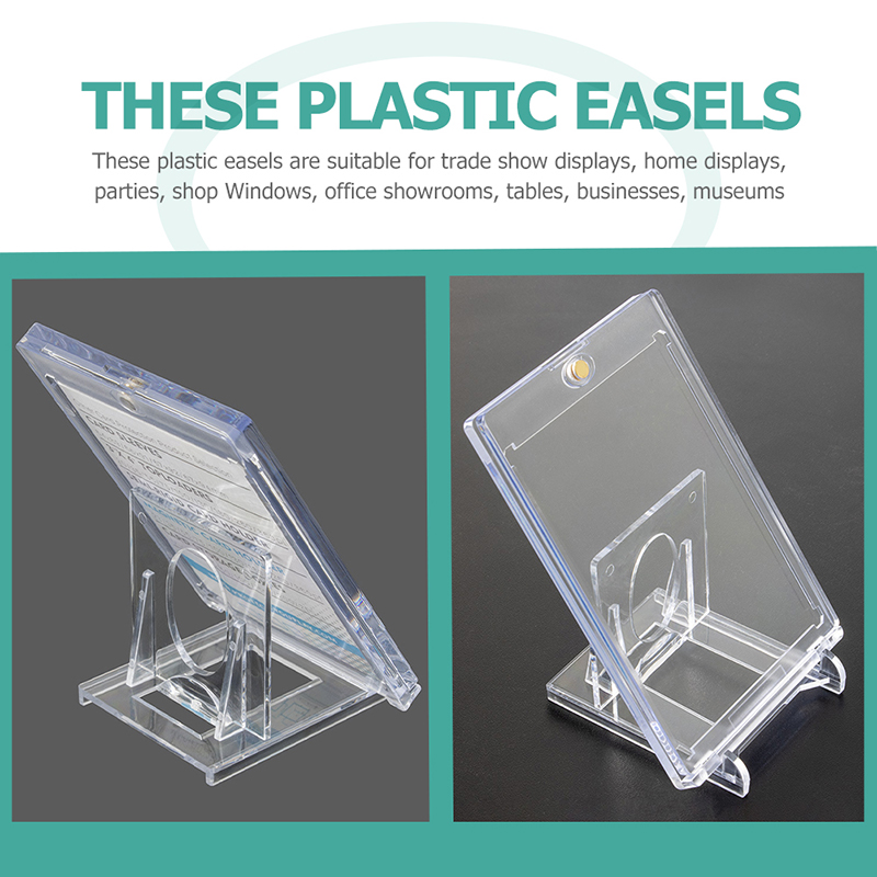 1/20 st magnetiska korthållare, kortskydd, hårda plastfodral, handelsdisplayfodral, sportkort, -2 stilar att välja mellan