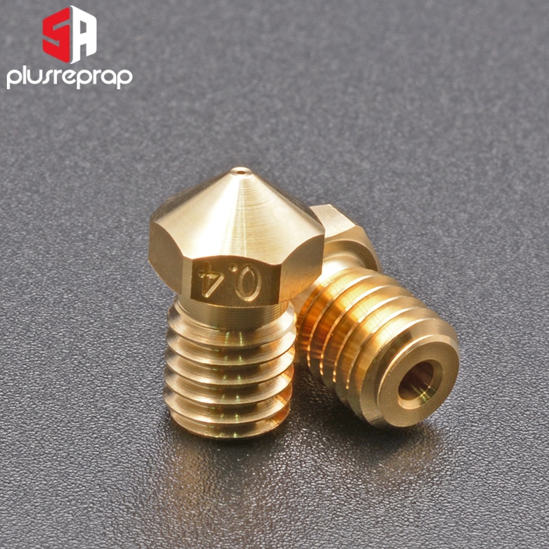 Serie messing  v6 spuitmonden voor 3d printers 0.4mm m6 schroefdraadspuitmonden voor titan extruder 3d spuitmonden  v5 v6 j- kop hotend