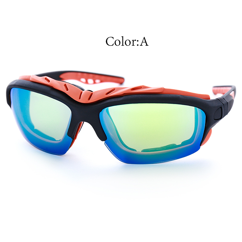 Roidismtor UV400 Cycling Eyewear Gradient Outdoor Sport Mountain Bike Bicycle Glasses 6 Colors Cycling Glasses Windproof Googles: U-1