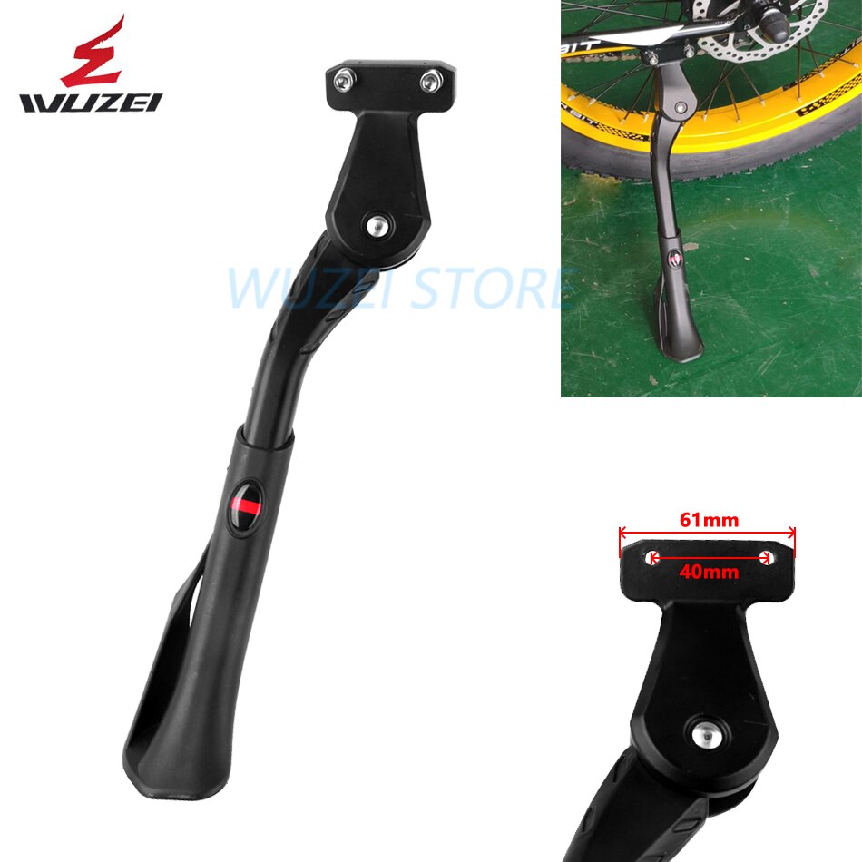 Mtb cykelstativ kickstand racercykel parkeringsreoler sidestøttefod justerbar 29.5-39.5cm cykeltilbehør