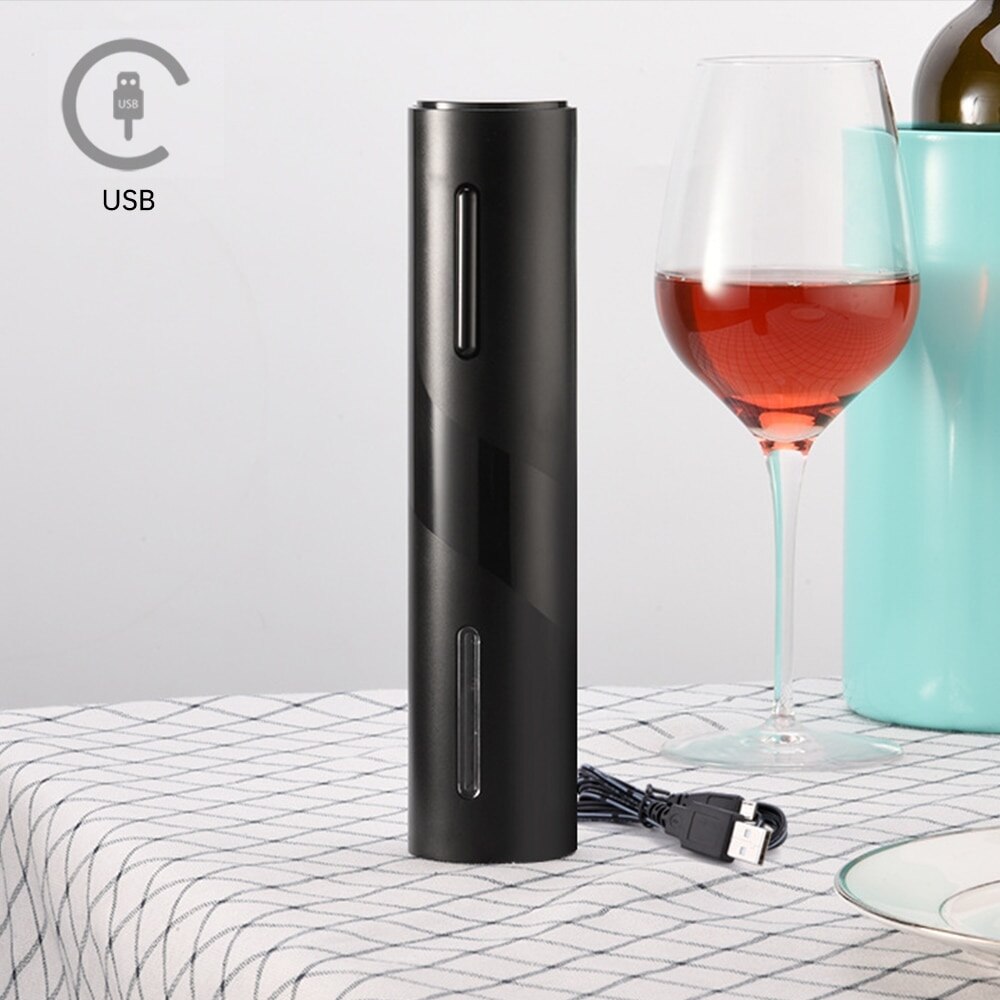 Automatic Bottle Opener Wine Opener Electric Red Wine Opener USB Rechargeable Jar Opener Kitchen Accessories Bottle Opener ^*