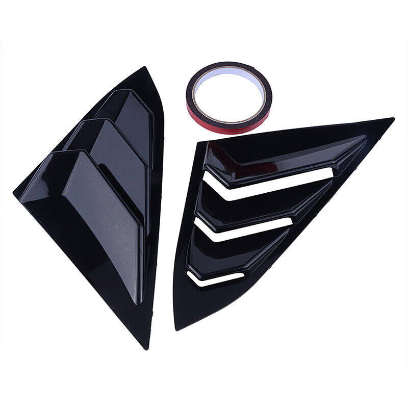 Para Honda Civic 10. a generación Sedan ventana lateral trasera persianas de ventilación de aire Scoop Shades cubierta molduras persianas accesorios de carbono para coche