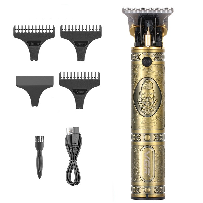 Tagliacapelli professionale T9 tagliacapelli ricaricabile pane elettrico barbiere Clipper Trimmer uomo Cordless intaglio macchina per tagliare i capelli: clipper