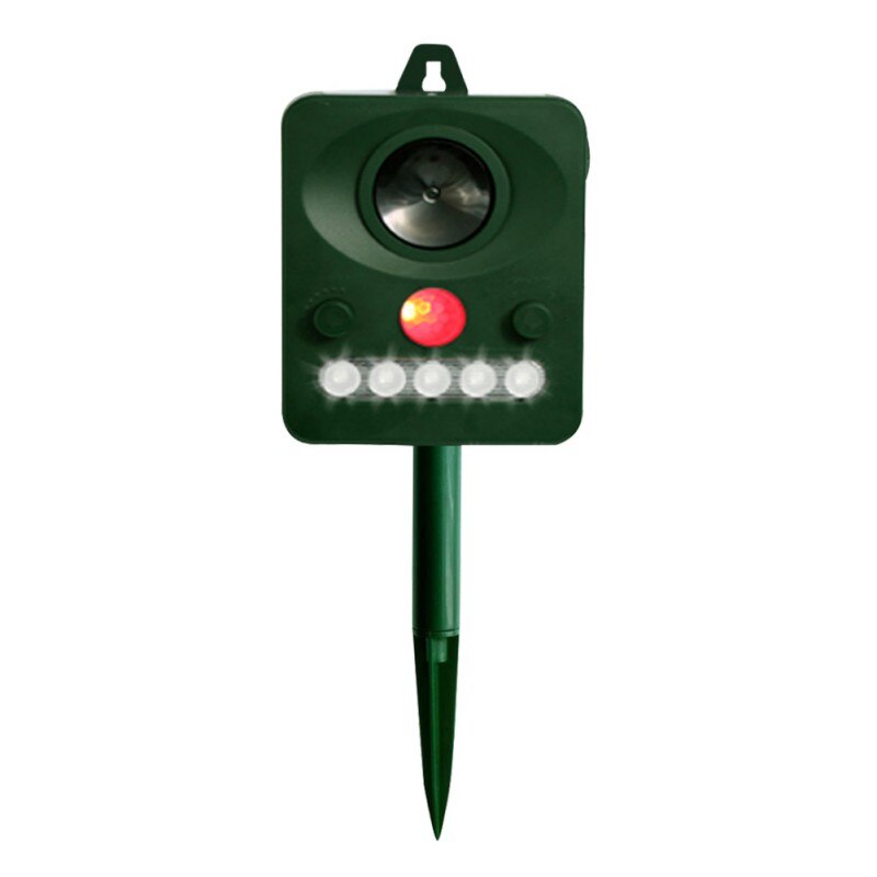 Garden Outdoor Use Ultrasonic Solar Powered Cat Dog Animal Repeller Animal Chaser Deterrent Repellent Pest Control: Default Title