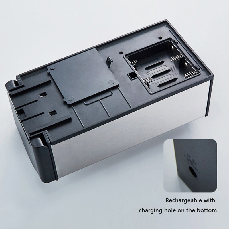 Stainless Steel Automatic Sensor Soap Dispenser Touchless Wall-mounted Drip Soap Dispenser Home Bathroom Accessories