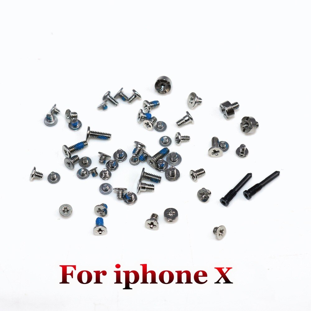 YuXi Complete Kit Full Screws Set Replacement for iPhone 7 7 plus 8 8plus X 5 5S 5C 6 6Plus 6S 6SPlus Mobile Accessories