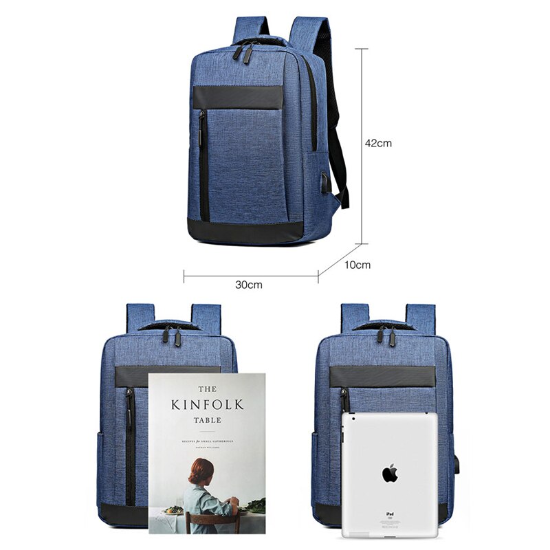 Fularuishi Brand Laptop Backpack For Men Business Backpack Notebook Bag School Bag Computer Backpack USB Socket