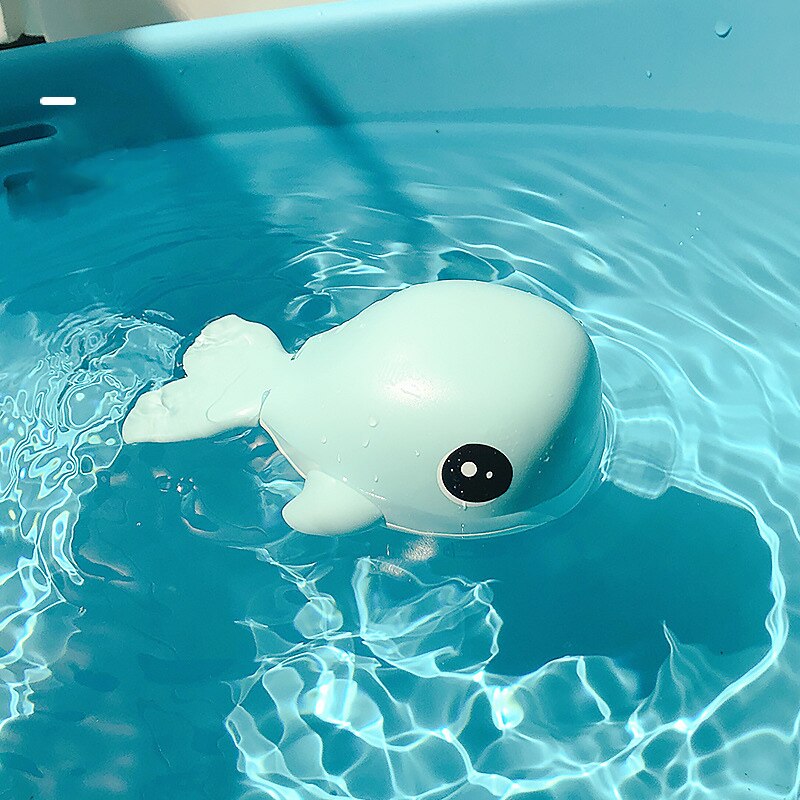 Baby Bath Toys Animal Cute Cartoon Whale Tortoise Classic Baby Water Toy Infant Swim Chain Clockwork Toy For Kid Newest: 06