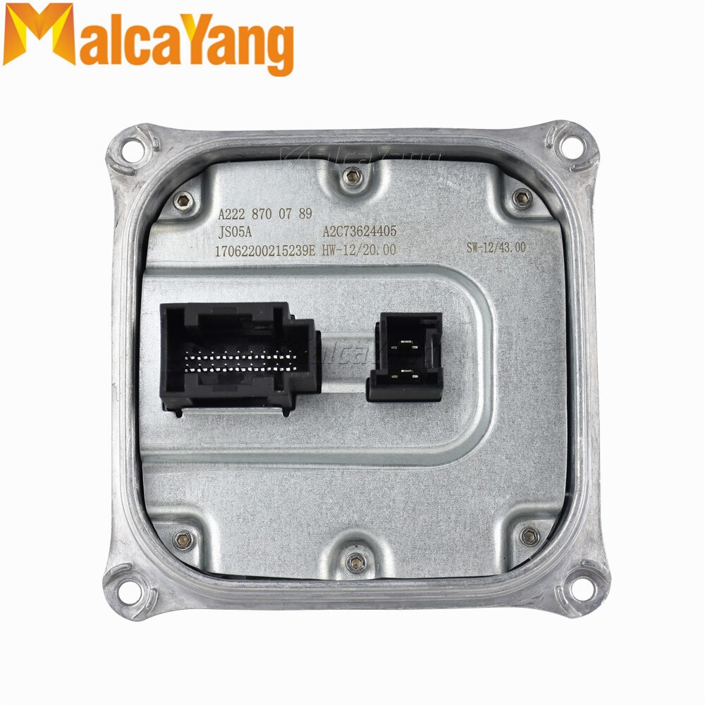Novo farol de alta qualidade led reator voltagem converter a2228700789 para mercedes benz w205 w212 w222 e s classe a222 870 07 89